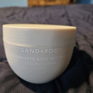New Sand + Fog Coconut Cream Whipped Body Butter is an 8.47 oz Sealed